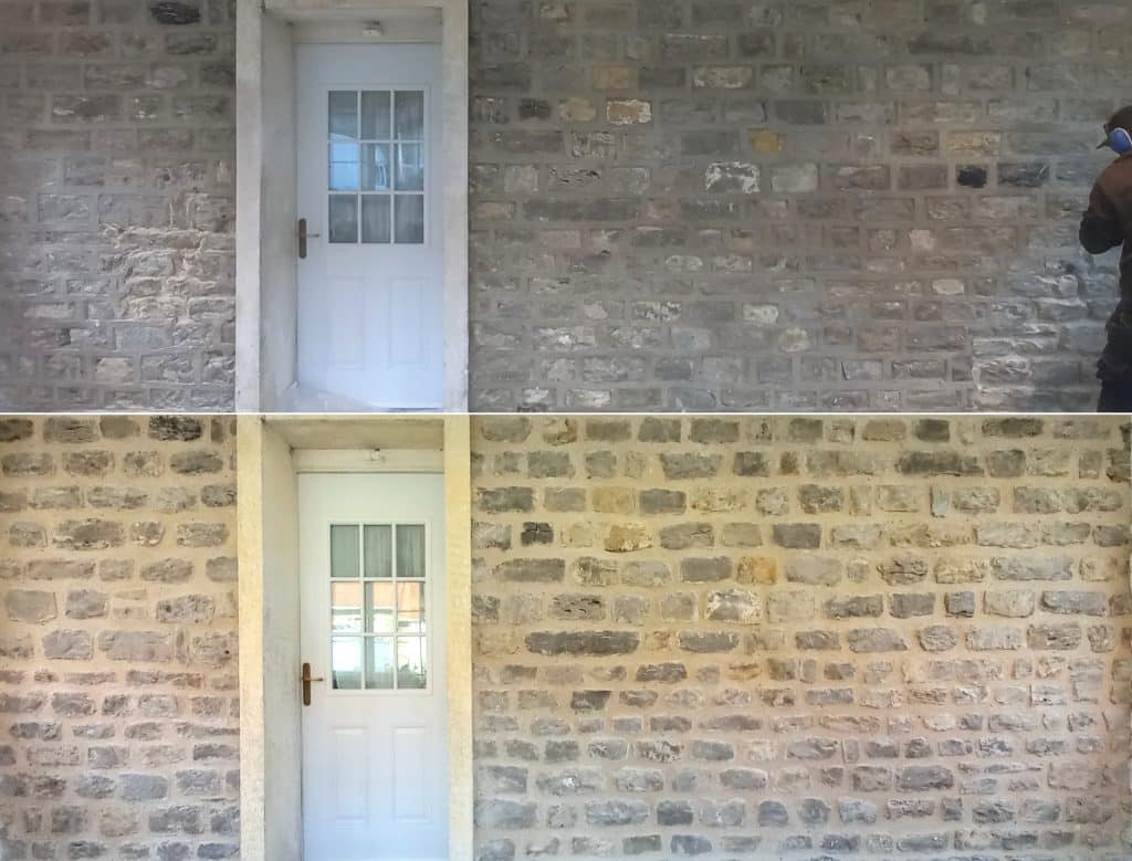 Rénovation de joints avant après